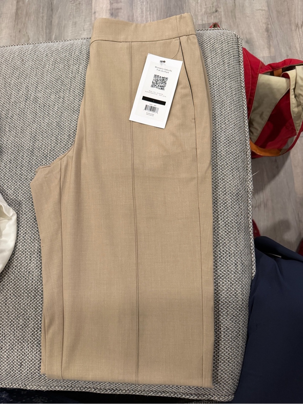 Ministry of Supply Velocity Pull-On Pants Women’s Flax Size L NWT